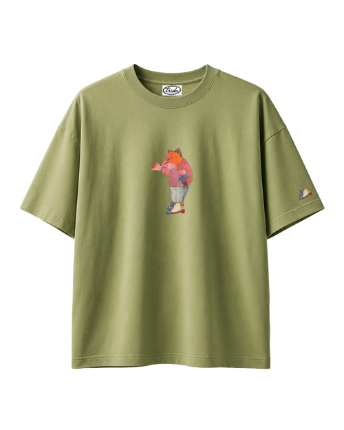 Camiseta Oversized Raposa Marionetista